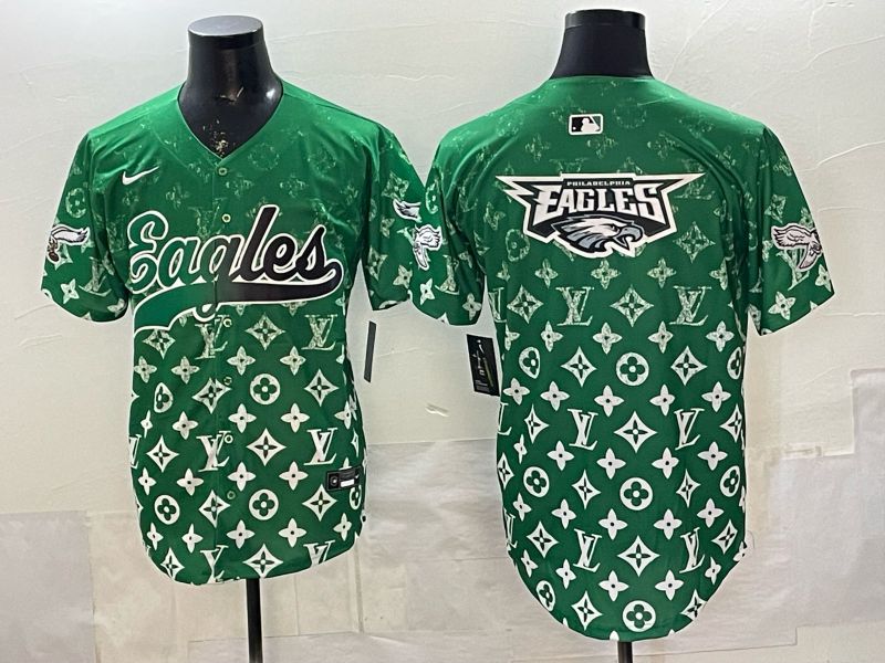 Men 2026 Philadelphia Eagles Blank Green Nike Limited NFL Jersey style 0007->philadelphia eagles->NFL Jersey